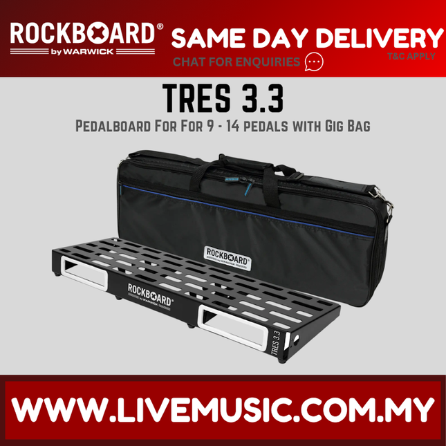 Rockboard by Warwick TRES 3.3 w/Gig Bag