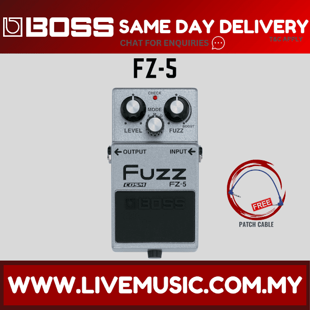 Boss FZ-5 Fuzz Guitar Effect Pedal (FZ5)