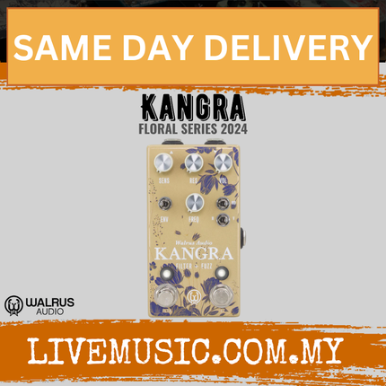 Walrus Audio Kangra Filter Fuzz Guitar Effects Pedal, Floral Series 2024
