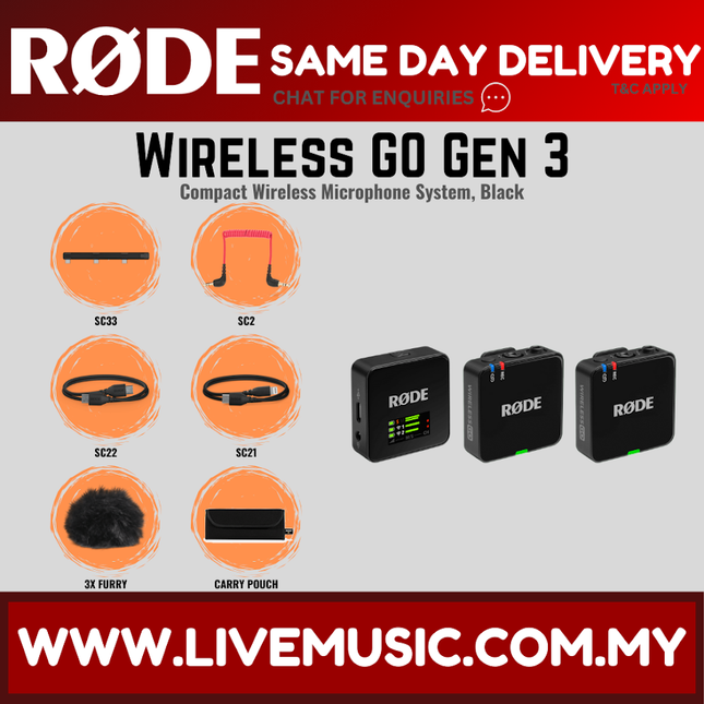 RODE Wireless Go III Wireless Microphone System