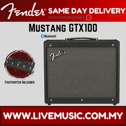 Fender Mustang GTX100 Guitar Combo Amplifier (GTX-100/GTX 100)
