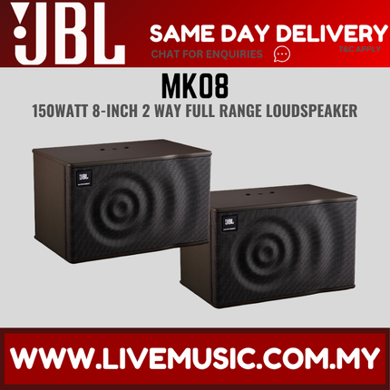 JBL MK08 MK10 MK12 Karaoke Speaker 8 inch 10 inch 12inch 2-Way Full-Range Loudspeaker System (Pair)
