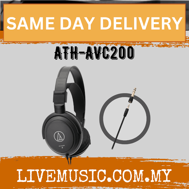 Audio Technica ATH-AVC200 SonicPro Over-Ear Headphone (ATHAVC200/ATH AVC200/AVC200)