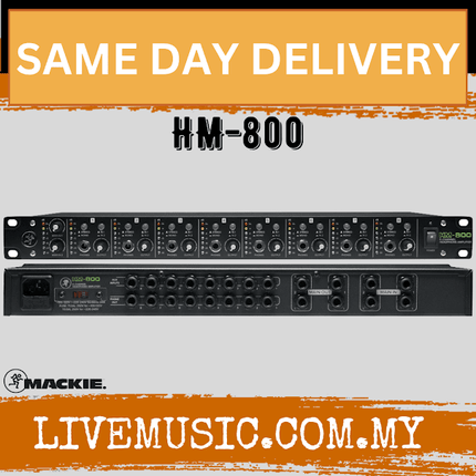 Mackie HM-800 - 8 Channel Headphone Amplifier (HM800/HM 800)