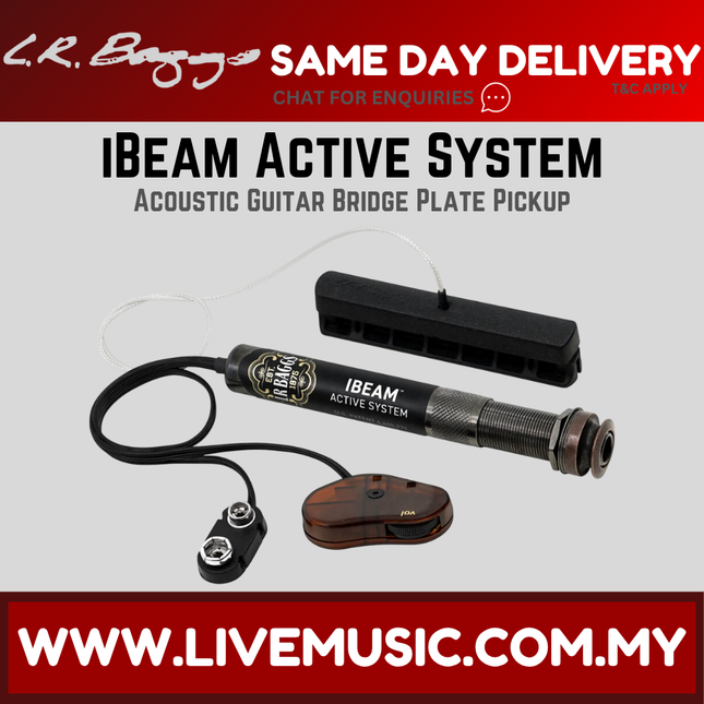 LR Baggs iBeam Active System with Volume Control Acoustic Guitar Pickup