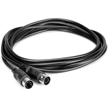 Hosa MID-325BK MIDI Cable, 25ft - Black (MID325BK/MID 325)