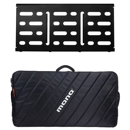 MONO Pedalboard Large, Black + Pro Accessory Case 2.0 - Black