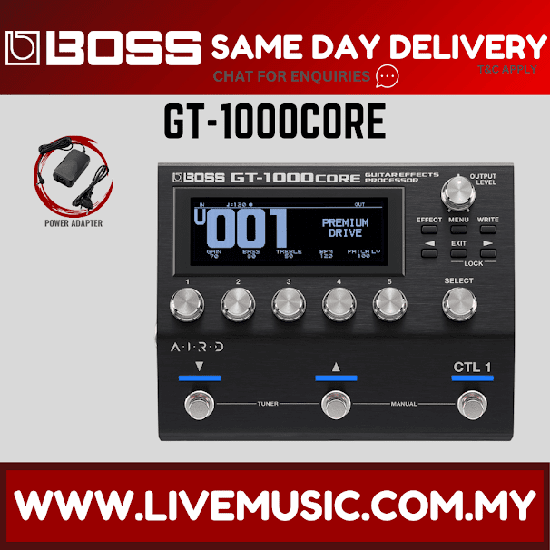 Boss GT-1000CORE Guitar Multi Effects Processor ( GT1000CORE / GT 1000 / GT1000 )