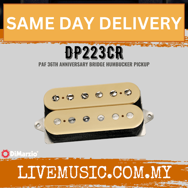 DiMarzio DP223CR PAF 36th Anniversary Bridge Humbucker Pickup - Cream (DP223)