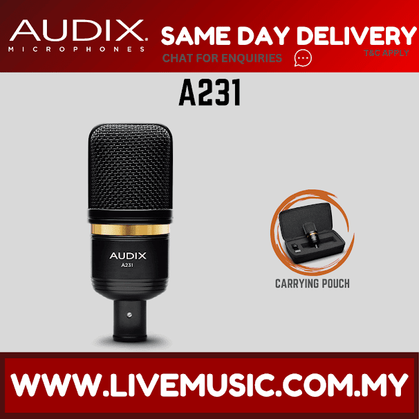 Audix A231 Large-Diaphragm Condenser Microphone (A-231/A 231)