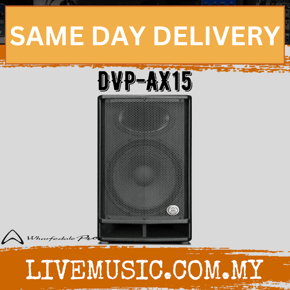 WHARFEDALE PRO DVP-AX15 15" active loudspeaker, perforated grille