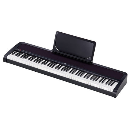 Korg B2N Digital Piano with Notestand and Adapter - Black (B2-N/B2 N)