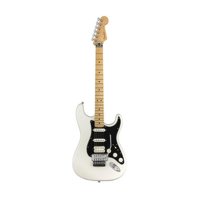 Fender Player HSS Floyd Rose Stratocaster Electric Guitar, Maple Fretboard - Polar White