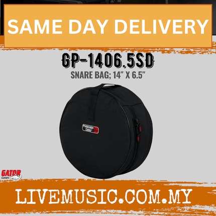 Gator GP-1406.5SD Padded Snare Drum Bag - 14 x 6.5 (GP14065SD)