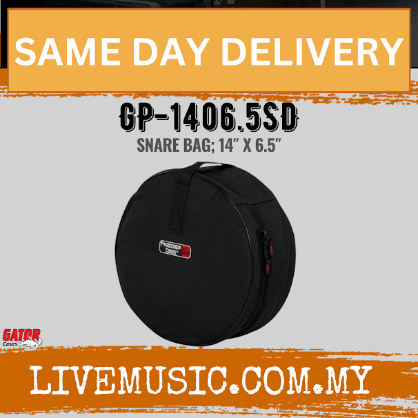 Gator GP-1406.5SD Padded Snare Drum Bag - 14 x 6.5 (GP14065SD)