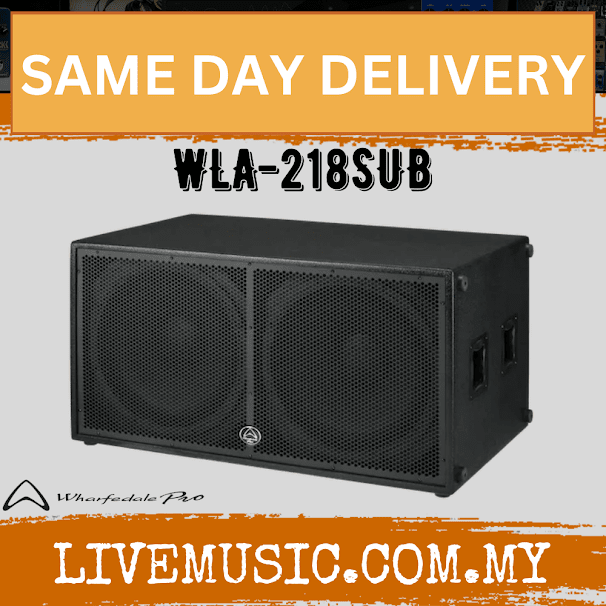 WHARFEDALE PRO WLA-218SUB Series 2000 Watts RMS Dual 18" Passive Subwoofer (WLA 218SUB WLA218SUB)