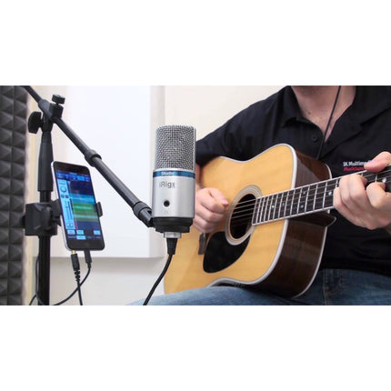 IK Multimedia iRig Mic Studio - Compact Studio Digital microphone - Silver
