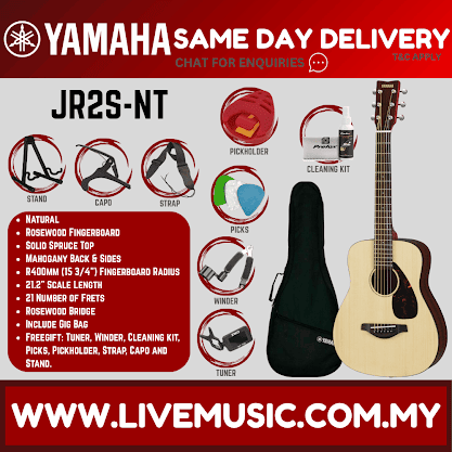 Yamaha JR2S 3/4 Size Solid Top Acoustic Beginner Guitar for 8-12 years old-JR2S - ( JR-2S / JR 2S )