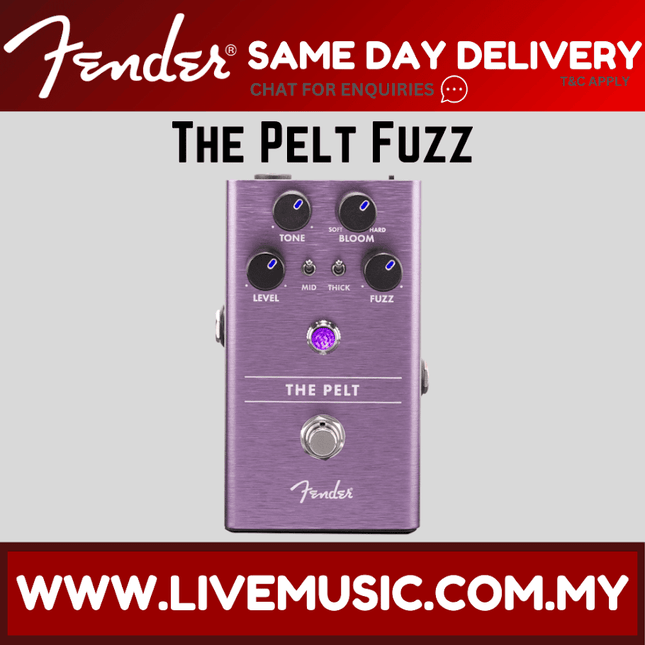 Fender The Pelt Fuzz Guitar Effects Pedal