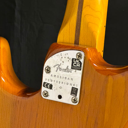 DISPLAY - Fender American Professional II Stratocaster Electric Guitar, Maple Fretboard - Roasted Pine