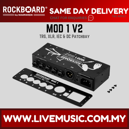 Rockboard by Warwick MOD 1 Patchbay w/ XLR, V2