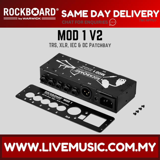 Rockboard by Warwick MOD 1 Patchbay w/ XLR, V2