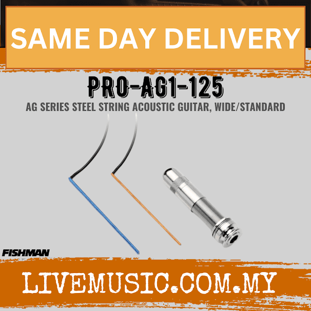 Fishman PRO AG1 125 Steel String Acoustic Undersaddle Pickup, Wide/Standard Spacing (PRO-AG1-125/PROAG1-125)