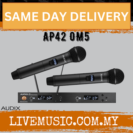 Audix AP42 OM5 Dual OM5 Handheld Wireless System ( AP42-OM5 / AP42OM5 )