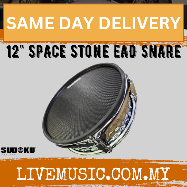Sudoku 12" Electronic Digital Electric Drum EAD Snare - Spacestone (For Snare and Tom Tom)-ROLAND,YAMAHA,ALESIS support
