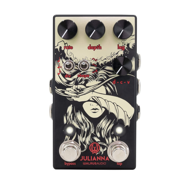 Walrus Audio Julianna Stereo Chorus/Vibrato Guitar Effects Pedal, Obsidian Series