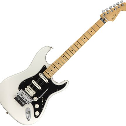 Fender Player HSS Floyd Rose Stratocaster Electric Guitar, Maple Fretboard - Polar White
