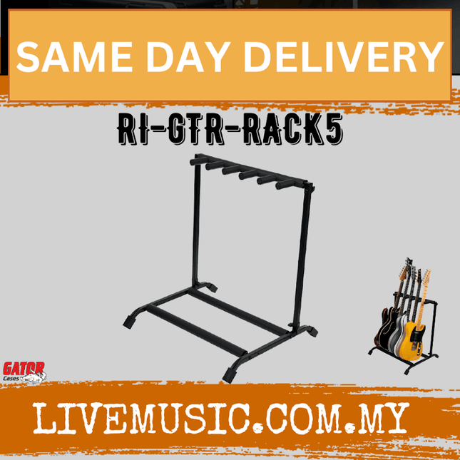 Gator Rok-It RI-GTR-RACK5 Guitar Rack for 5 Guitars (RIGTRRACK5)