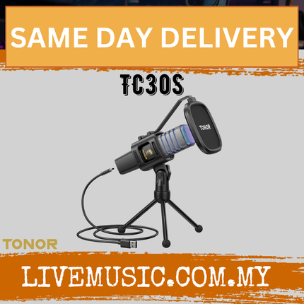 TONOR TC30S RGB USB Condenser Microphone Kit ( TC 30S / TC-30S )