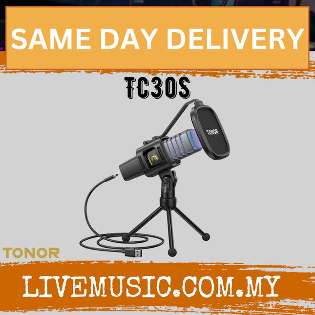 TONOR TC30S RGB USB Condenser Microphone Kit ( TC 30S / TC-30S )