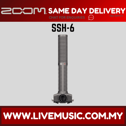 Zoom SSH-6 Stereo Shotgun Microphone Capsule ( SSH6 / SSH 6 )