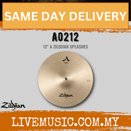 Zildjian 12" A Series Zildjian Splash Cymbal (A0212)