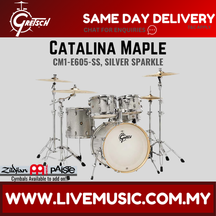 Gretsch CM1-E605 Catalina Maple 5-Piece Drum Shell Kit  (CM1 E605)