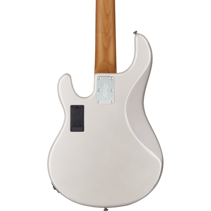 Sterling Ray35HH Stingray 5-String Electric Bass Guitar Roasted Maple Fretboard - Pearl White (Ray-35HH/Ray 35HH)