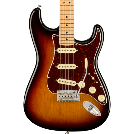 Fender American Professional II Stratocaster Electric Guitar, Maple Fretboard - 3-Tone Sunburst