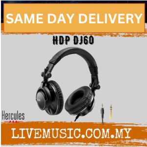 Hercules DJ HDP DJ60 Professional-Quality DJ Headphones ( HDP-DJ60 / HDPDJ60 )