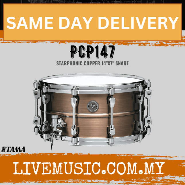 TAMA PCP147 7x14inch Starphonic Copper Snare Drum