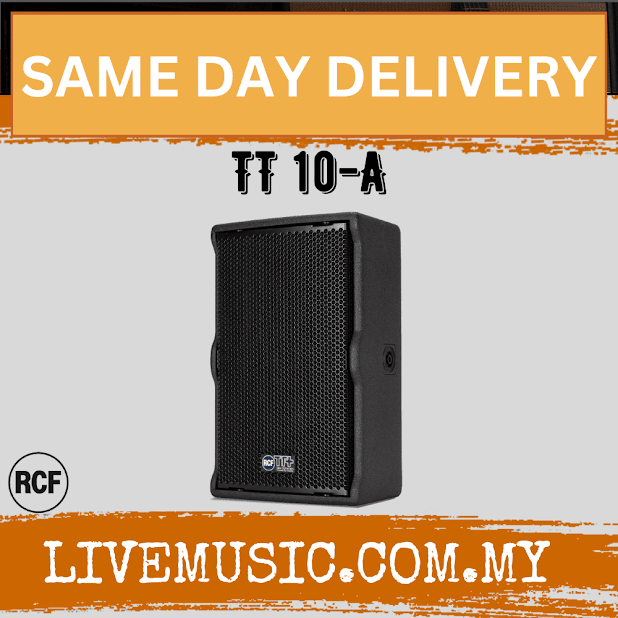 RCF TT 10-A Active Two-way High Definition Speaker - Each / Pair ( TT10 / TT10A )