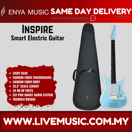 ENYA Inspire Smart Electric Guitar - Light Blue (INSPIRESMART)