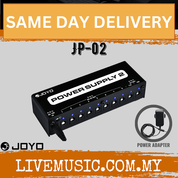 Joyo JP-02 Effect Pedal Power Supply 2 ( JP02 / JP 02 )