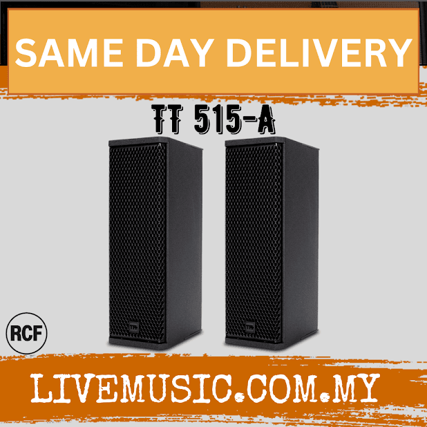 RCF TT 515-A Dual 5" 2000w Active 2-Way Speaker - Each / Pair ( TT 515 A / TT 515A / TT515-A )
