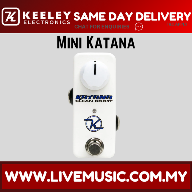 Keeley Katana Mini Boost Guitar Effects Pedal
