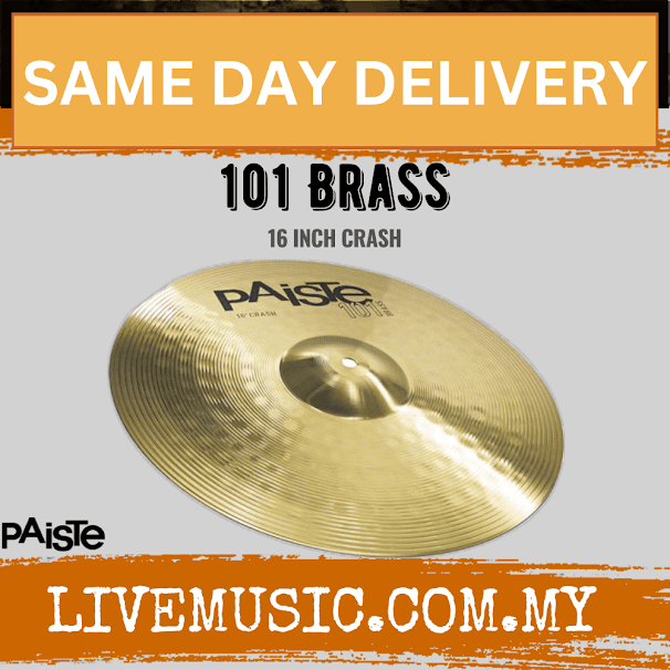 Paiste 101 Brass Crash Cymbal - 16 inch