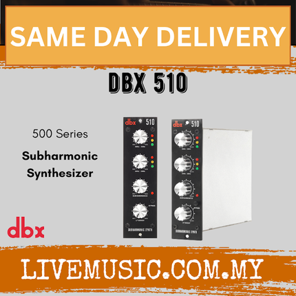 Dbx By Harman 510 SubHarmonic Synthesizer ( dbx510 / dbx-510 )