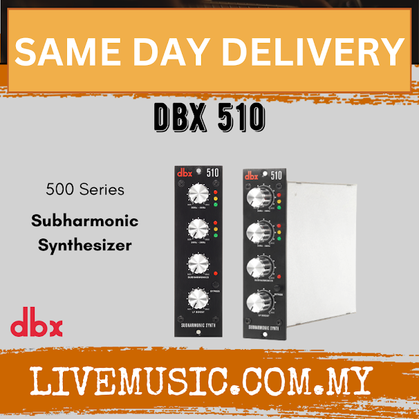 Dbx By Harman 510 SubHarmonic Synthesizer ( dbx510 / dbx-510 )