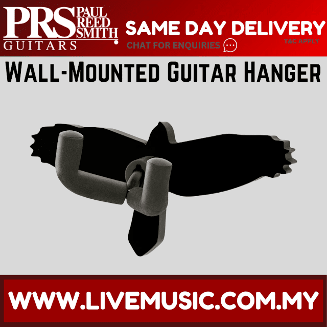 PRS Wall-Mounted Guitar Hanger, Black